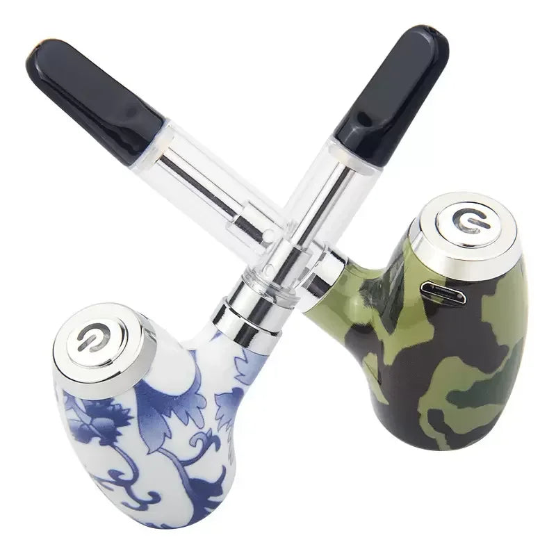 E Pipe Vape KY32 Batteria per sigaretta elettronica 900mAh 510 Filettatura Preriscaldamento Tensione variabile Fumo Mod per cartucce d'olio spesse