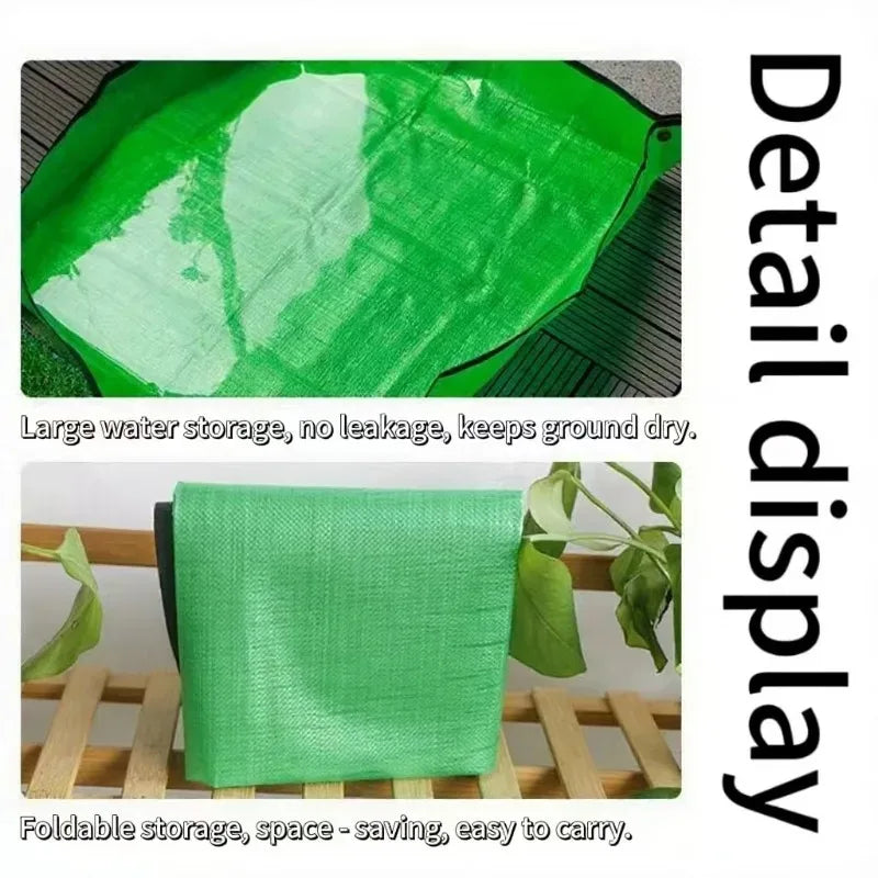 Tappetino da giardinaggio Tappetino per piante quadrato impermeabile per trapiantare vasi da fiori Tappetino per invasatura Pieghevole da giardino Ripotting Telo anti-sporco