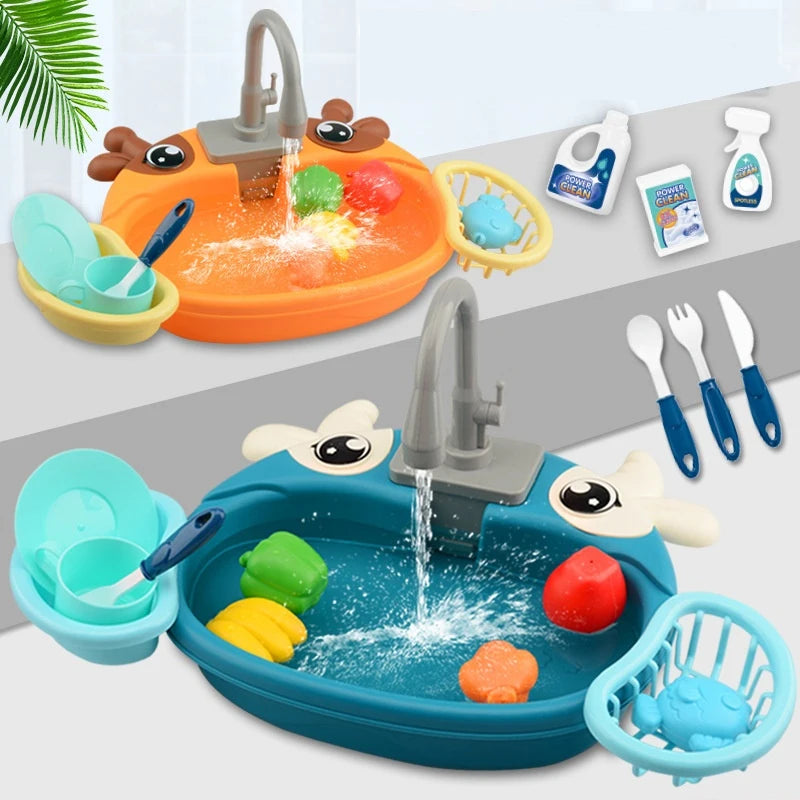 √Choice Play House Toys Fai finta di giocare Cucina per bambini Lavabo Lavello Set da cucina per bambini Giocattolo per ragazzi Ragazze Regali per bambini