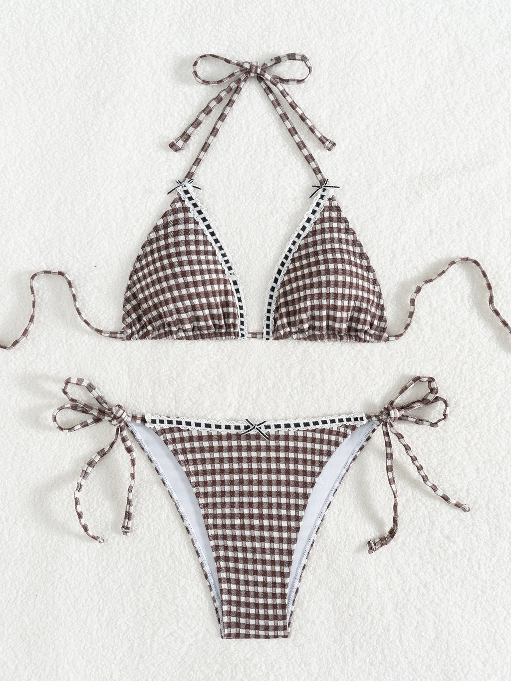 Nuovo Set Bikini Triangolo 2026 - Costume da Bagno Push-Up con Stampa Floreale e Slip Brasiliano