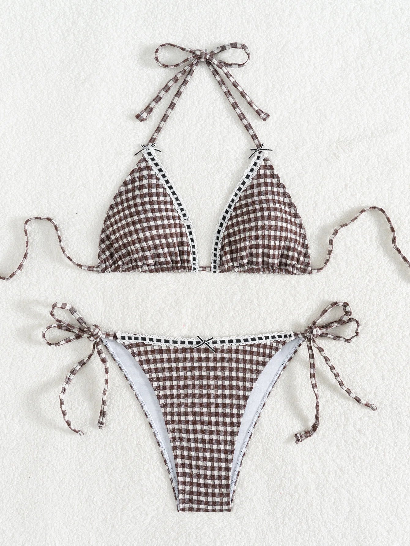 Nuovo Set Bikini Triangolo 2026 - Costume da Bagno Push-Up con Stampa Floreale e Slip Brasiliano