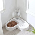 Automatic Drinking Love Pet Bowl Moisture-proof Cat Bowl Dog Basin Dual-use Multi-functional Drinking and Feeding