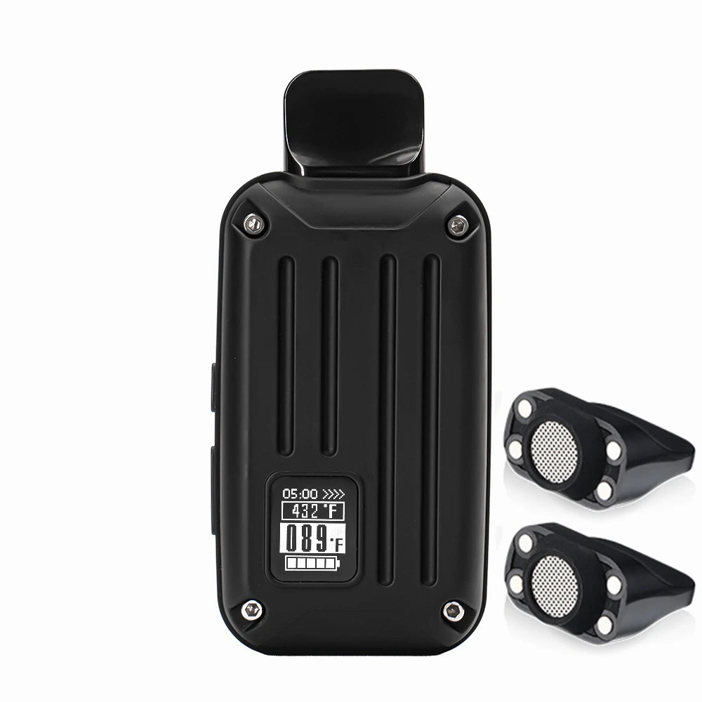 Vaporizzatore per erbe secche ANIX Urano Vape Pen 2200mAh Batteria Kit sigaretta elettronica portatile Display OLED Schermo Fumo a base di erbe Vaper
