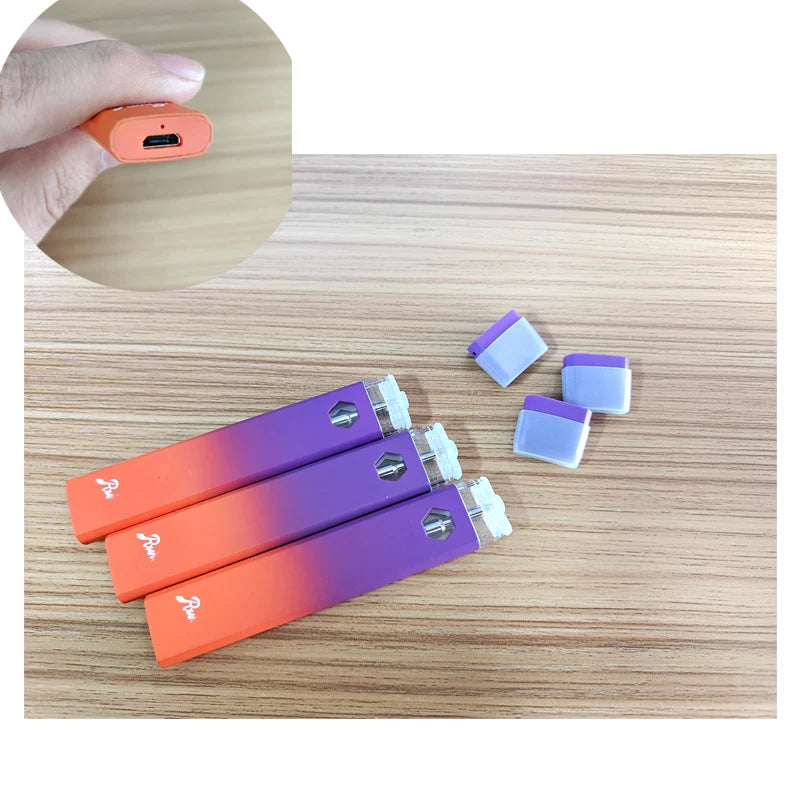 10-100 pz Vape Pen Kit 280 mah Ricaricabile Bobina di Ceramica Vuota 1.0 ml Capacità Caricatore USB Batteria E Sigarette Vaporizzatore