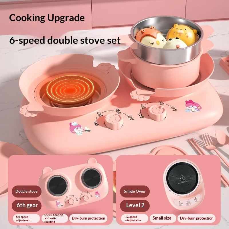 Set da cucina in miniatura Xiaoling Toys, padella antiaderente in ceramica, stoviglie realistiche, gioco di simulazione per ragazze, regalo per il ritorno a scuola