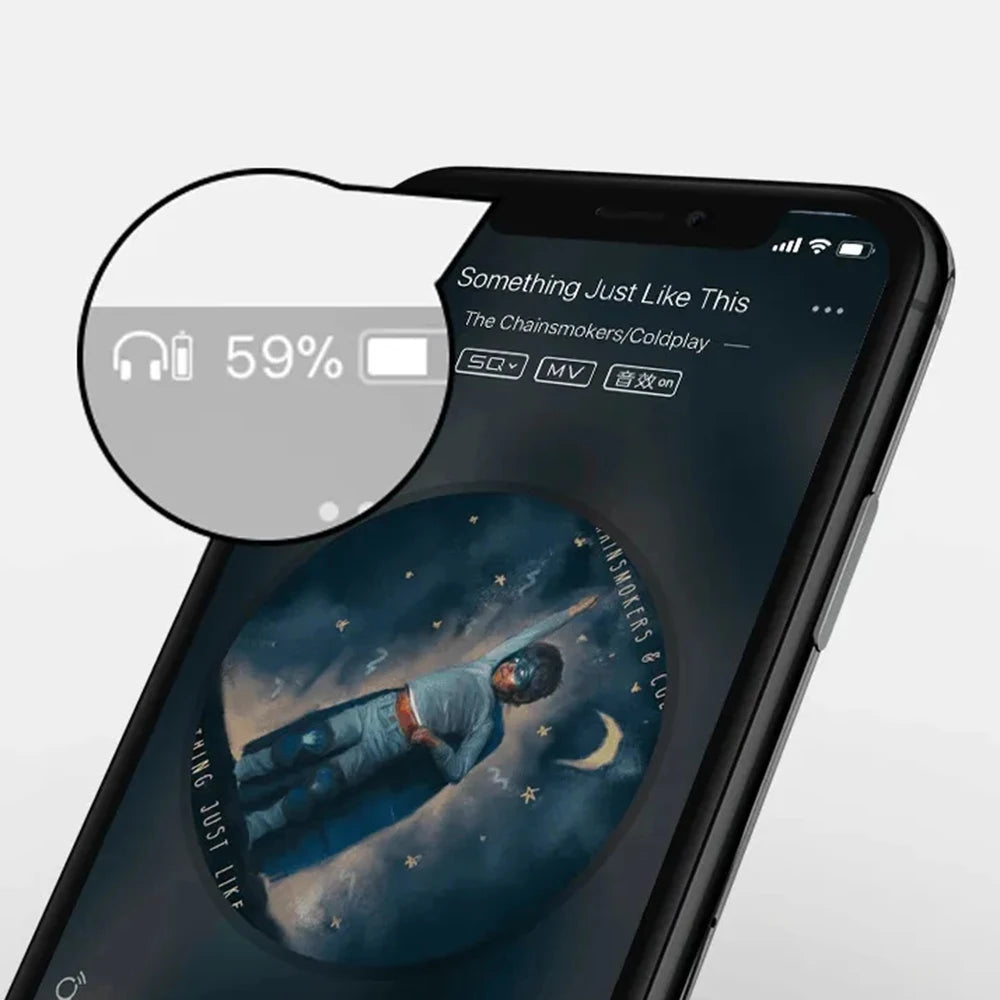 Mini cuffie per il sonno invisibili Auricolari wireless Bluetooth TWS con microfono Auricolari in-ear con cancellazione del rumore Cuffie sportive