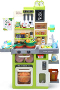 Set da gioco da cucina per bambini con luci e suoni realistici Lavello spray Fai finta di giocare con il cibo Cucina Regalo di Natale per ragazzi e ragazze