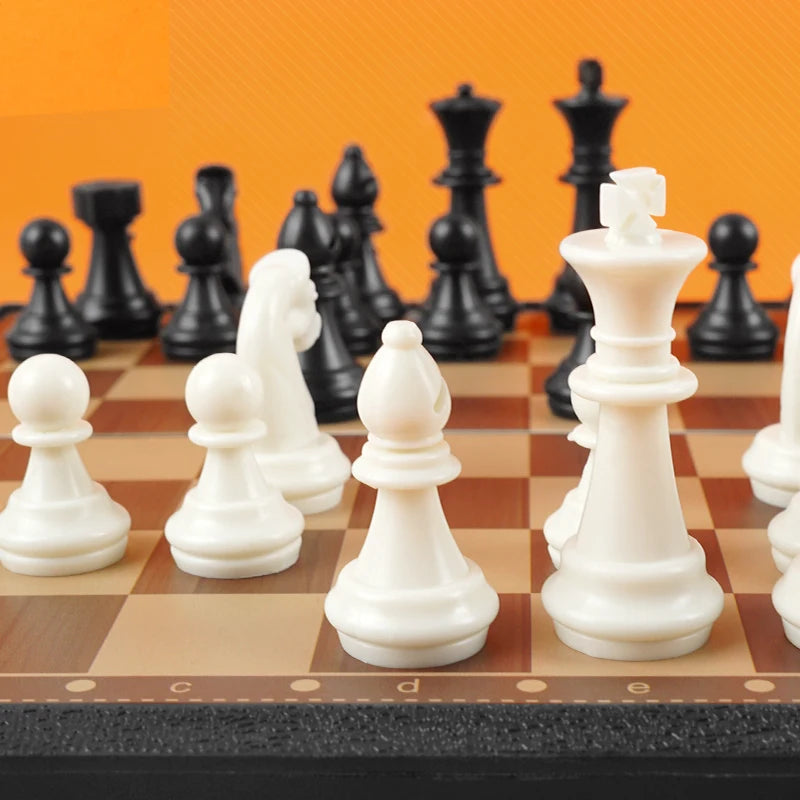 Scacchiera, non magnetica e portatile, gioco interattivo per famiglie e per feste tra amici, adatta per regali di compleanno, Natale, Halloween, Ringraziamento