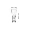 Bicchieri da Vino 330ml/300ml, Tazze da Birra Creative Intagliate, Bicchieri di Alta Qualità per Casa, Tazze Artigianali di Grande Capacità, Bicchieri per Birra alla Spina