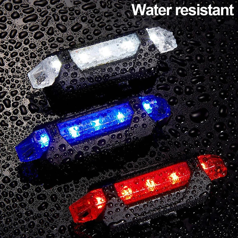 Fanale posteriore per bicicletta USB ricaricabile per mountain bike Luce posteriore per bici impermeabile Lanterna di avvertimento Lampada per bici