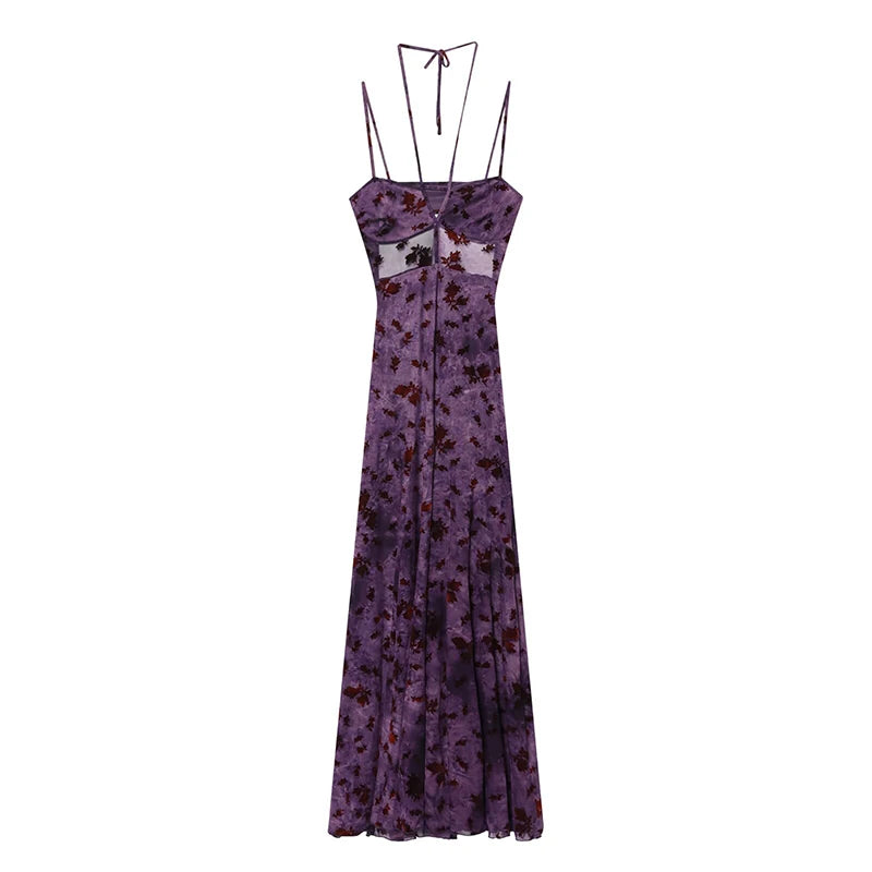 Abito Lungo Estivo da Donna 2026 Nuova Moda Elegante Abito da Sera Senza Spalline Chic Giovanile per Feste e Vacanze Estive
