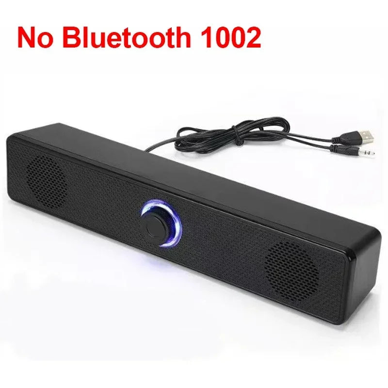 Soundbar per PC Bluetooth alimentato tramite USB Soundbar per altoparlante cablato e wireless per TV Pc Laptop Gaming Home Theater Sistema audio surround