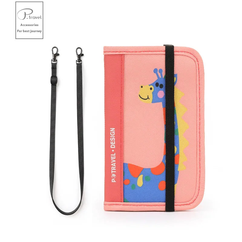 Portafoglio da viaggio RFID Porta passaporto Organizzatore di carte di credito Custodia con cerniera Organizzatore di documenti Accessori da viaggio antifurto