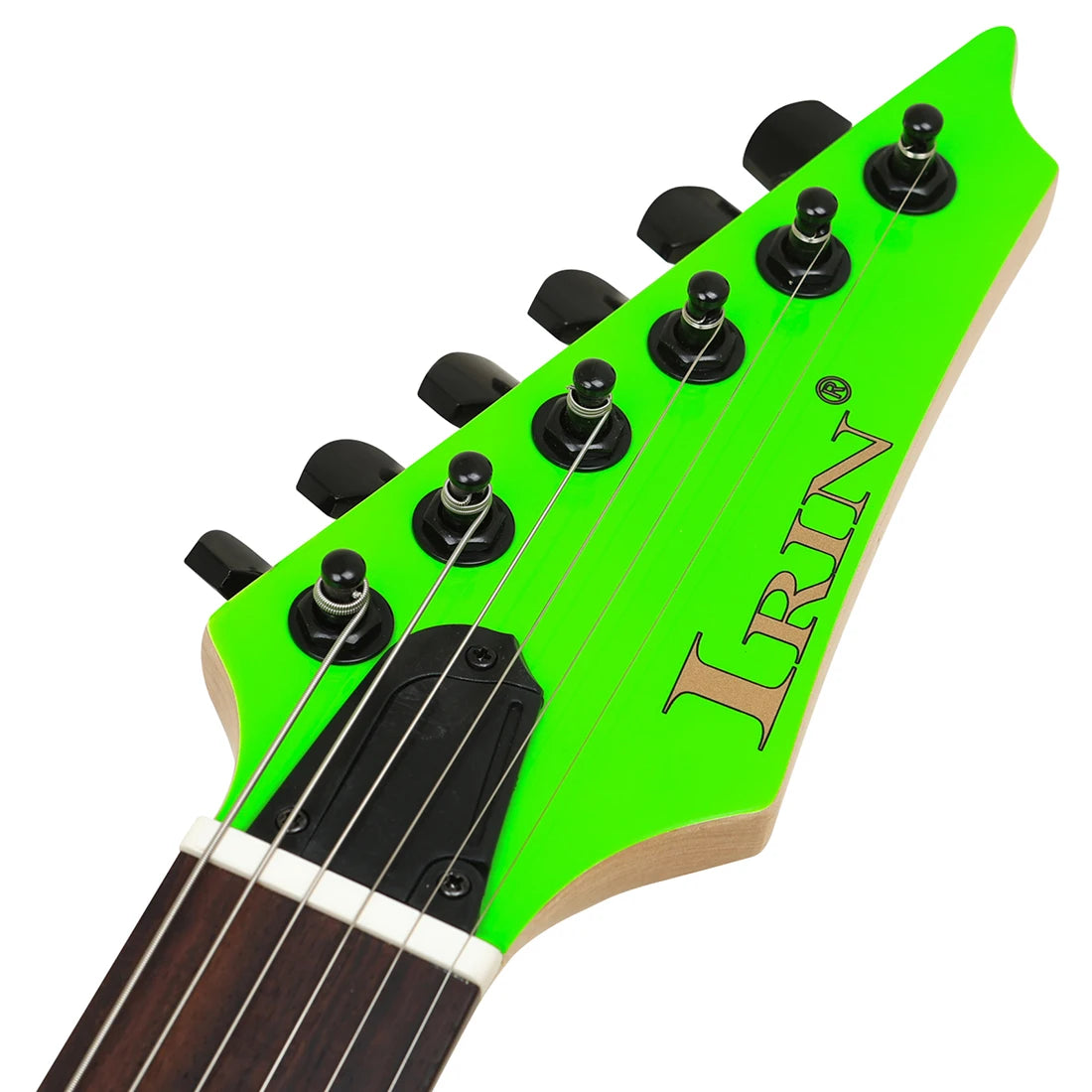 IRIN Chitarra elettrica verde 24 tasti 6 corde Doppio pickup Chitarra elettrica Principianti che suonano la chitarra con parte