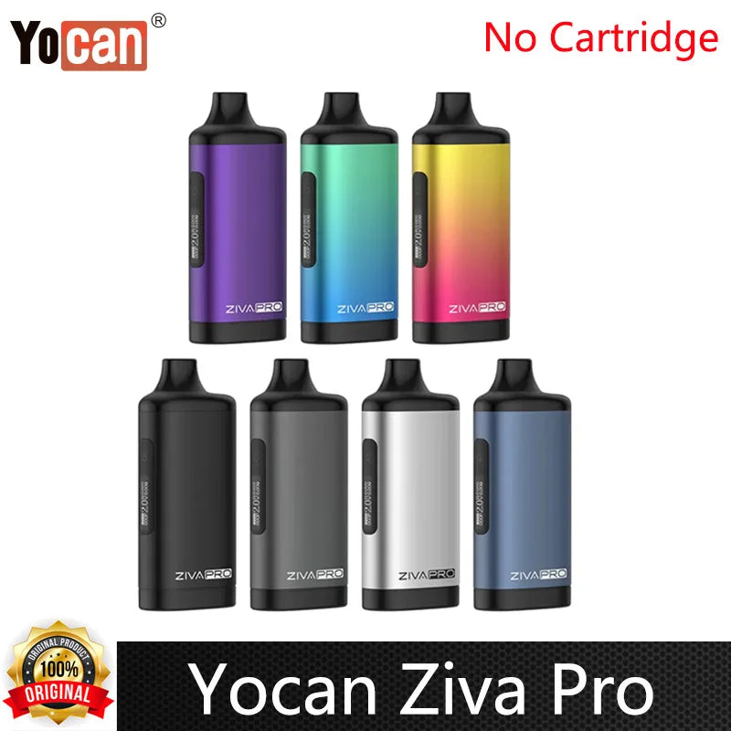 Kit originale Yocan Ziva Pro Vape Vaporizzatore 650mAh Batteria 510 Filettatura Schermo OLED 1.8V-4.2V Vape Pen Sigaretta elettronica Mod