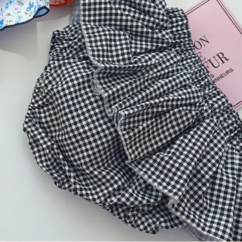 Pantaloncini con gonna tutù floreale per neonata infantile Pantaloncini estivi con elastico in vita per bambini con fiori per pantaloncini casual Vestiti per bambini
