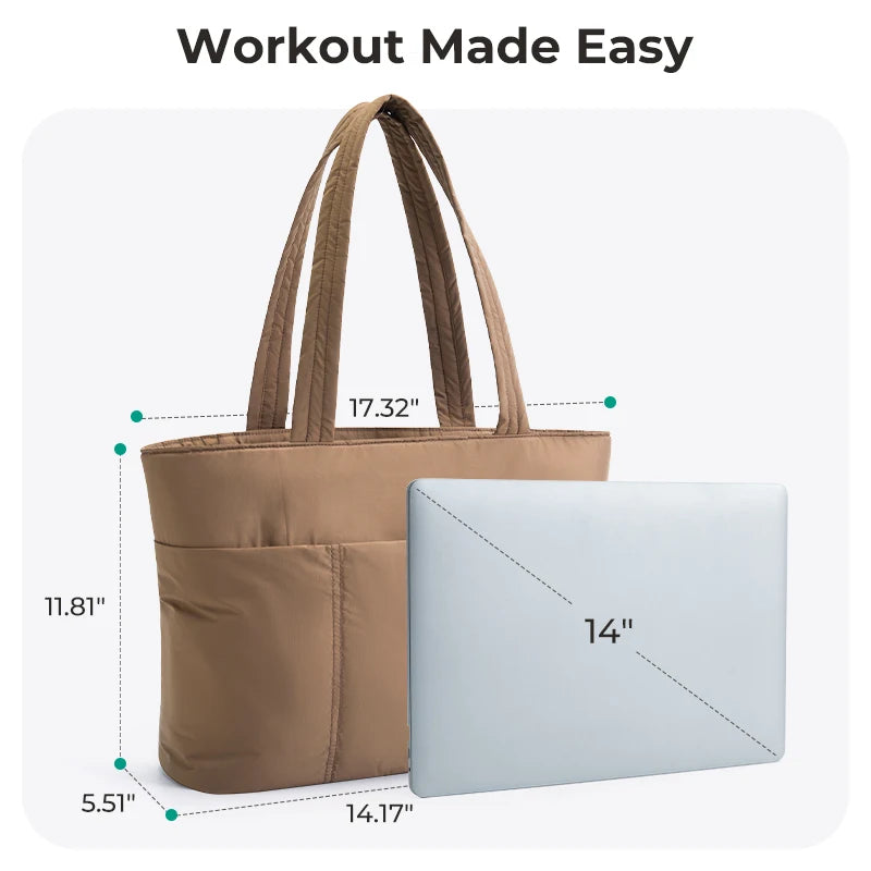 BAGSMART Tote Bag Brand Luxury 2025 Borse originali Borsa da viaggio da donna Borse a mano per college scolastici di grande capacità per donna