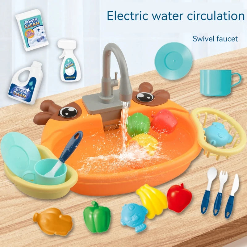 √Choice Play House Toys Fai finta di giocare Cucina per bambini Lavabo Lavello Set da cucina per bambini Giocattolo per ragazzi Ragazze Regali per bambini