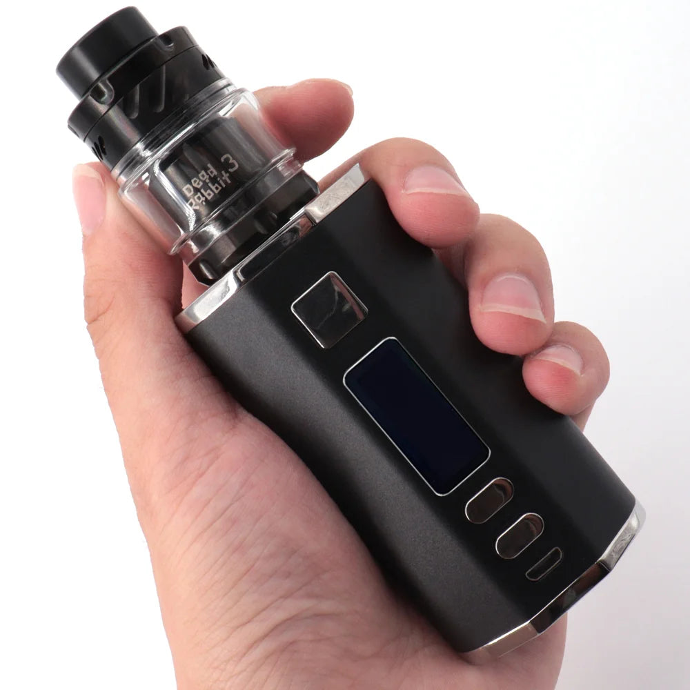 200W Vape Dead Rabbit 3 RTA Box Mod Vaper Kit Sigaretta elettronica 4400mah Batteria Schermo OLED 3.0ml5.5ml Kit vapore a doppia bobina