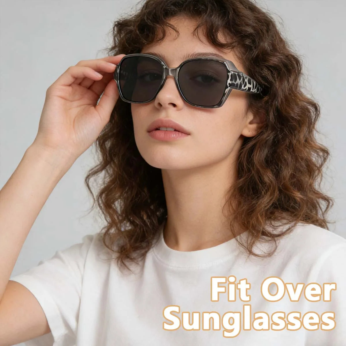 1/2/3PC Sunglasses Fit Over Glasses Polarized for Men Women, Wrap-Around Glasses UV400 Protection for Driving and Outdoor T01