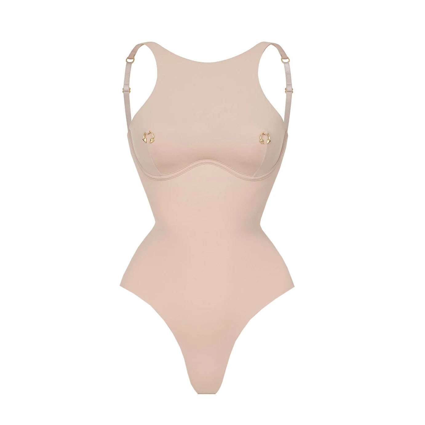 2026 2 Pezzi Costume da Bagno Intero Sexy da Donna, Monokini a Vita Alta Push-Up, Tinta Unita, Abbigliamento da Spiaggia