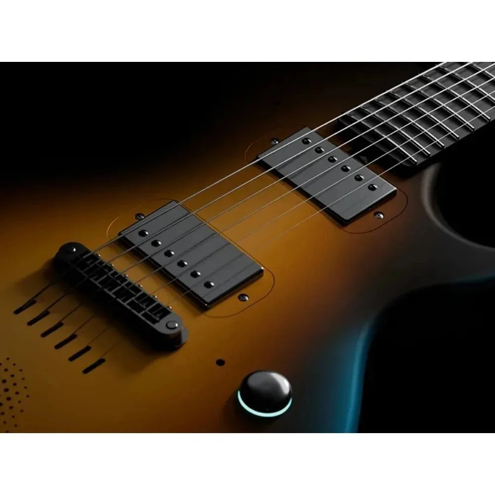 Chitarra Elettrica Enya Sonic JTElectric Jack Signature in Fibra di Carbonio con Altoparlante Wireless da 15W, Portatile Tutto-in-Uno
