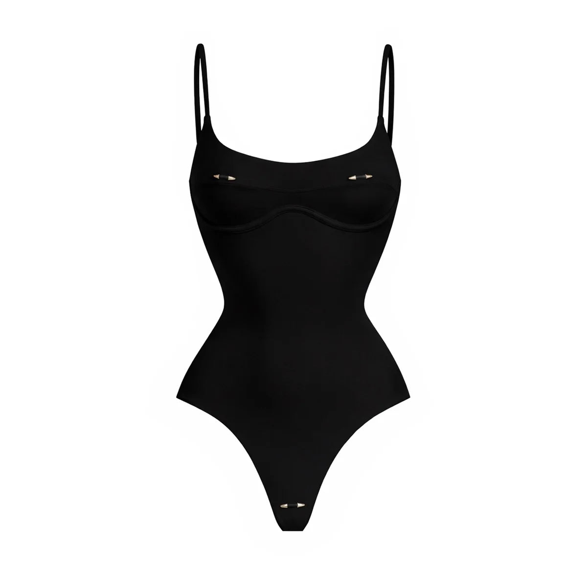 2026 2 Pezzi Costume da Bagno Intero Sexy da Donna, Monokini a Vita Alta Push-Up, Tinta Unita, Abbigliamento da Spiaggia
