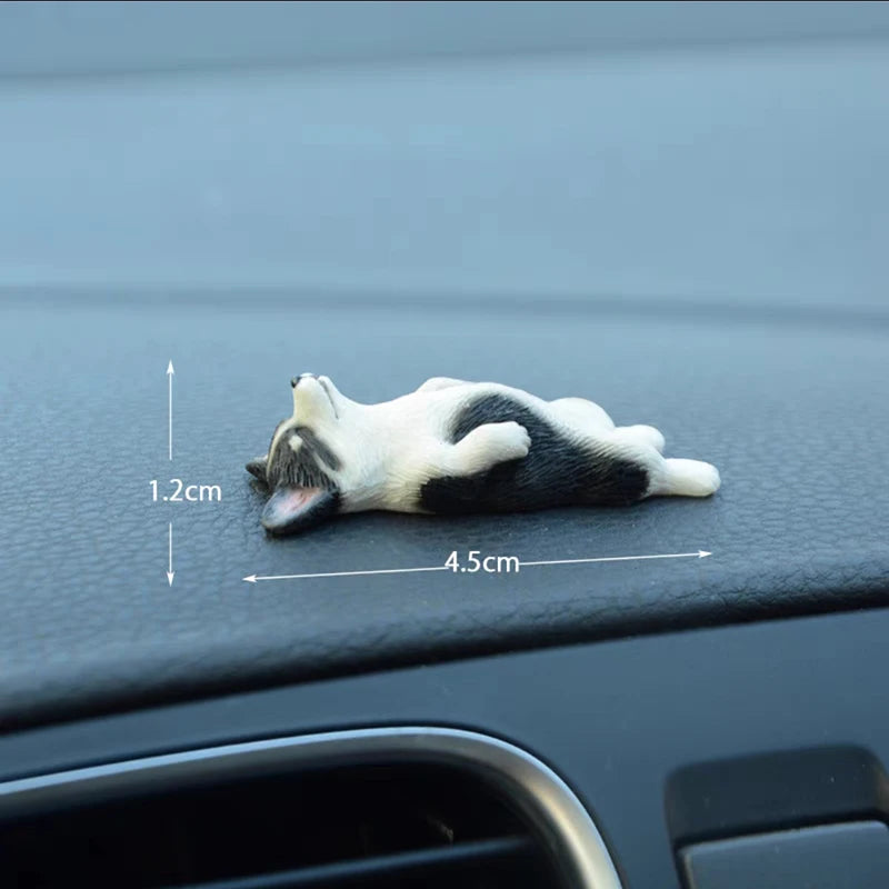 Mini Corgi Car Decoration Resin Crafts Dog Desk Decoration Decoration Simulation Cake Baking Decoration Kawaii Accessories