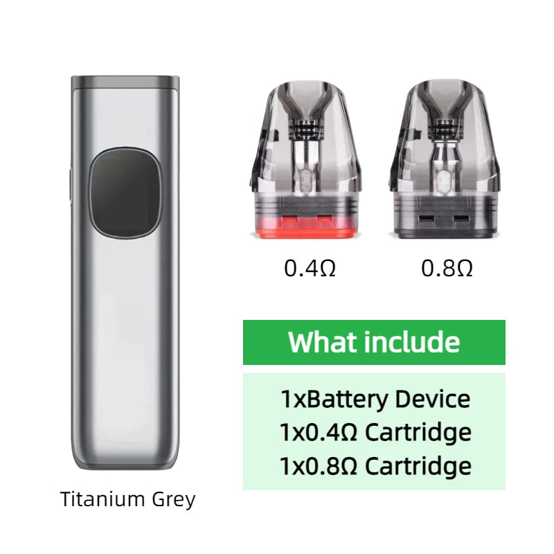 Dispositivo con Batteria per OXVA Xlim Pro 2 1300mAh/Nexlim 1500mAh con Kit Due Cartucce per Cartucce da 0.4/0.6/0.8/1.2ohm 2/3/4ml