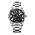 Field Watch with Steel Band Easy Reading Japan Movement