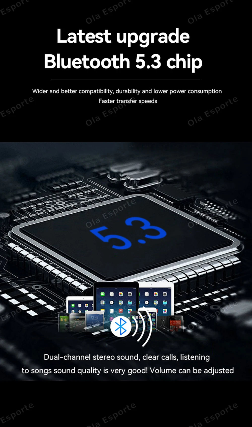 Nuovi Occhiali Smart 2026 per Uomo e Donna, Occhiali Bluetooth con Controllo Vocale, Chiamate, Musica, Protezione UV400, Occhiali da Sole Polarizzati con Cuffie Integrate