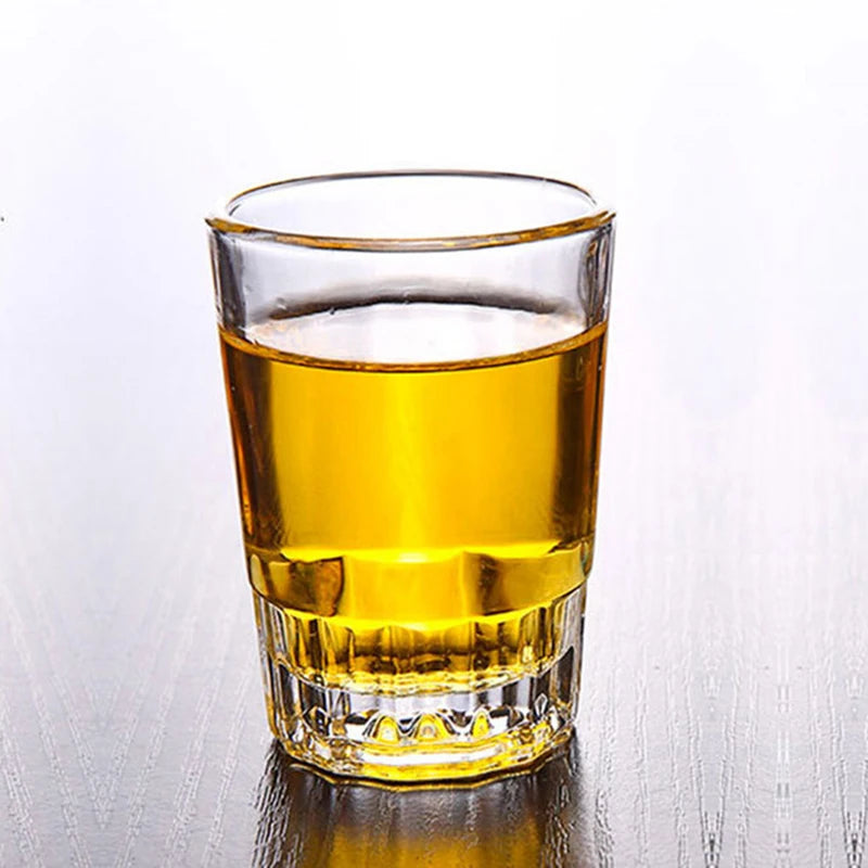 6 pz/4 pz/2 pz/1 pz tazza da tè 90ml tazza di vetro resistente al calore tazza di acqua trasparente addensato tazza di birra tazza di vino tazza di caffè per la casa