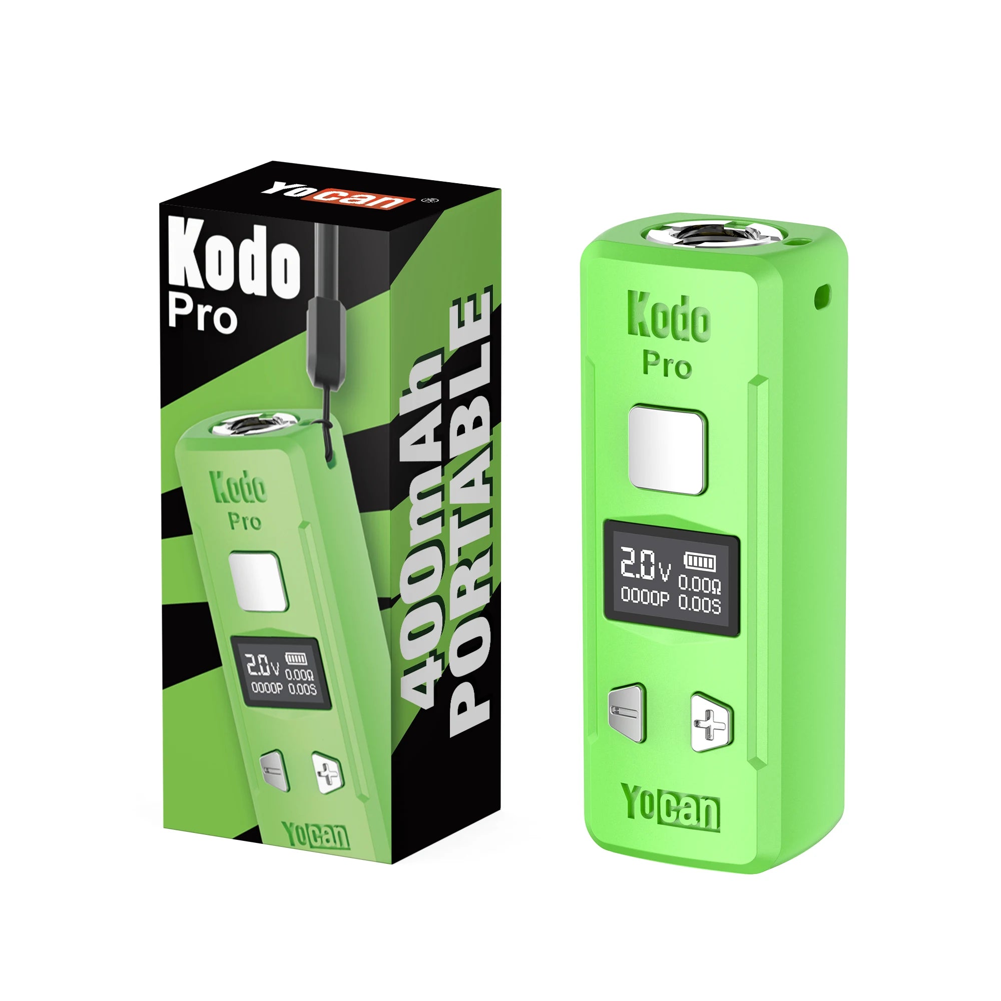 1-5pcs Originale Yocan Kodo Pro Batteria Vape Pen 400mAh 510 Filo 10s Preriscaldare Schermo OLED Sigaretta Elettronica Per 510 Cartuccia