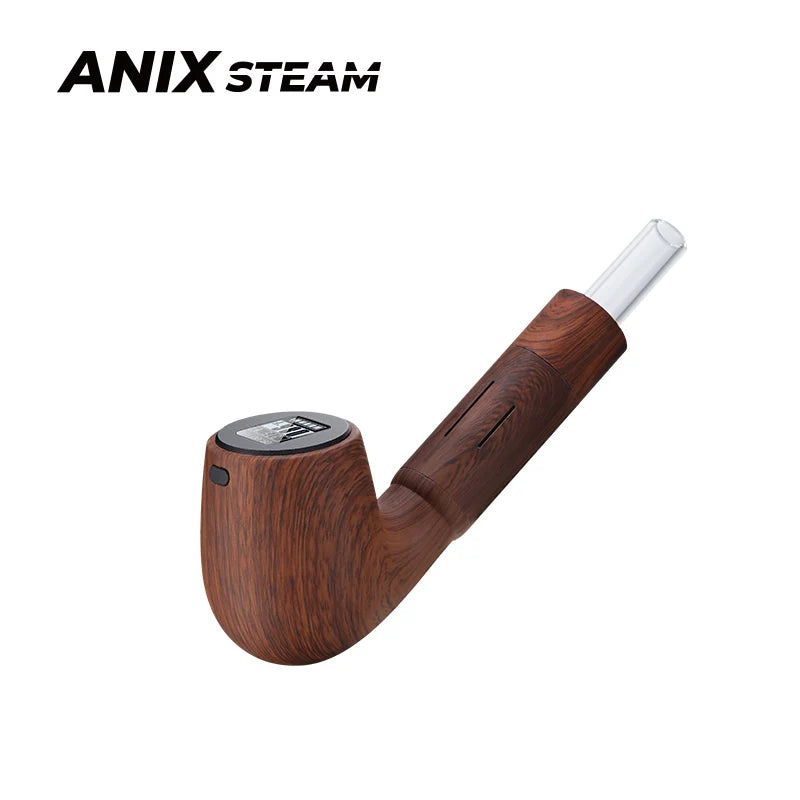 ANIX STEAM Jupiter Vaporizzatore per Erbe Secche, E-pipe, Penna Vape per Tabacco ed Erbe, Batteria da 1100mAh, Camera di Riscaldamento in Ceramica con Display OLED
