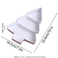 Forma dell'albero di Natale Soggiorno Caramelle Snack Noci Semi Frutta secca Piatto di plastica Piatti Ciotola Piatti colazione Vassoio Stoviglie