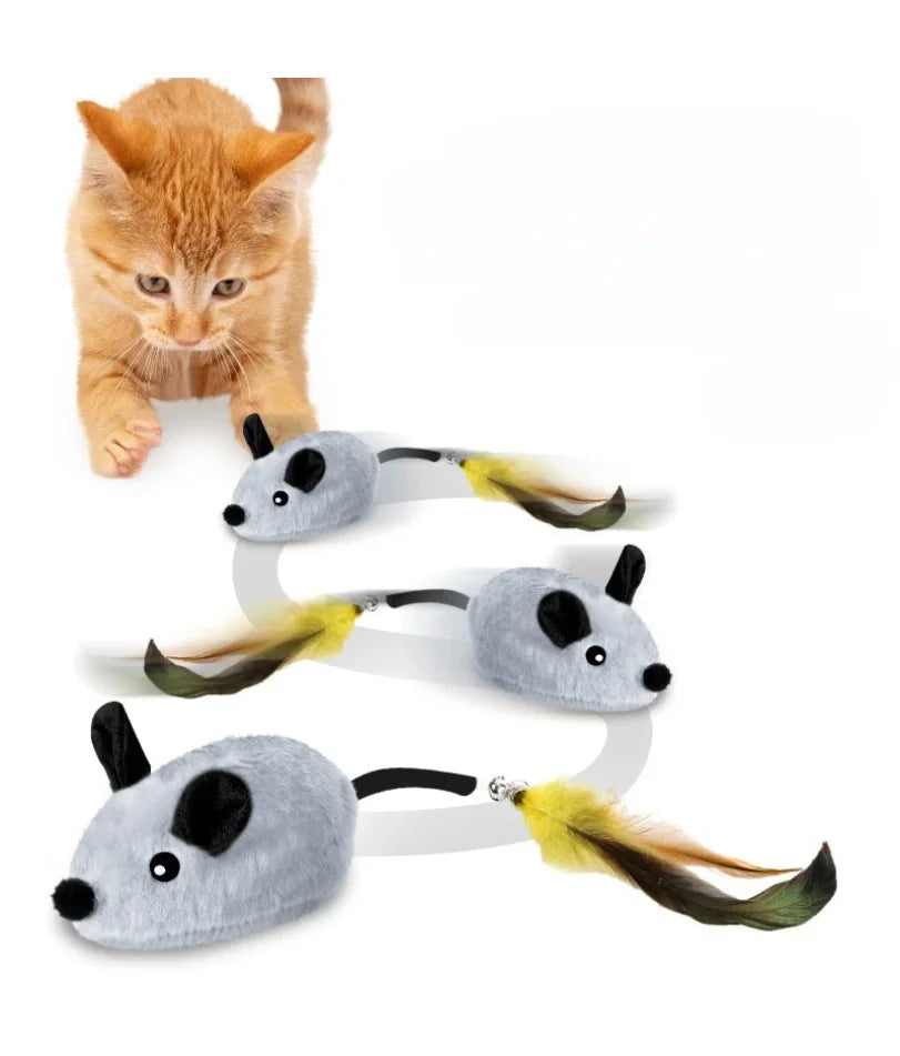 Giocattolo Interattivo Per Gatti Con Mouse Mobile Rilevamento Automatico USB