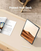 Tappetino Per Mouse Grande In Pelle PU Antiscivolo Per Scrivania E Laptop