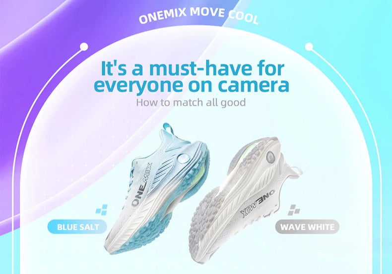 ONEMIX Scarpe da corsa casual Scarpe da jogging estive traspiranti Uomo Scarpe da ginnastica leggere da donna Scarpe sportive con cuscino maschile da esterno
