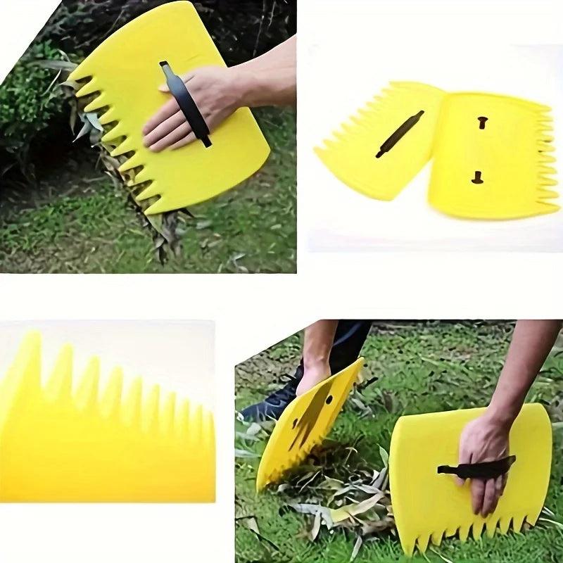 Rastrello da giardinaggio portatile, comodo per pulire i detriti nel cortile e al prato, forniture da giardinaggio per interni ed esterni.