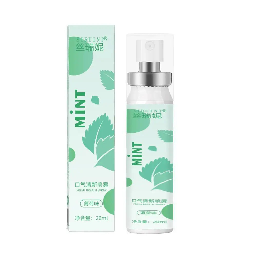 20ml Long-Lasting Breath Freshener Spray Fruity Flavor Mint High-Energy Mint Ingredients Oral Care Products Breath Freshener