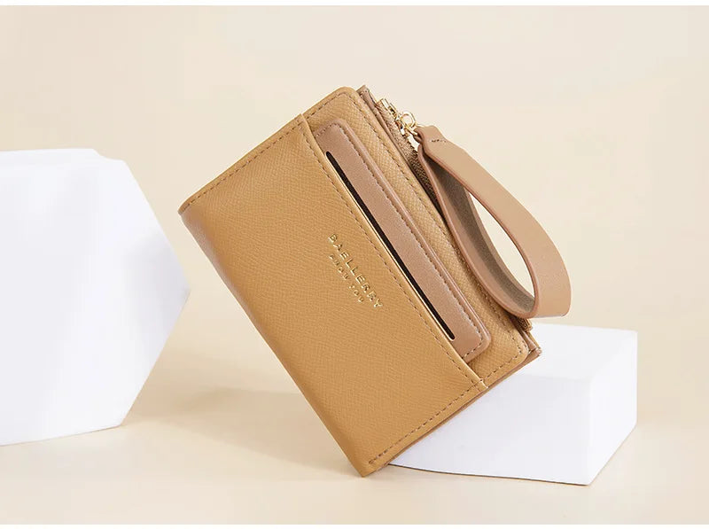 Portafoglio di Lusso Baellerry per Donne, Elegante Portamonete Sottile in Pelle PU con Scomparti Multipli per Carte