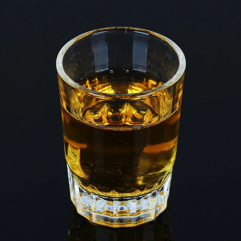 6 pz/4 pz/2 pz/1 pz tazza da tè 90ml tazza di vetro resistente al calore tazza di acqua trasparente addensato tazza di birra tazza di vino tazza di caffè per la casa