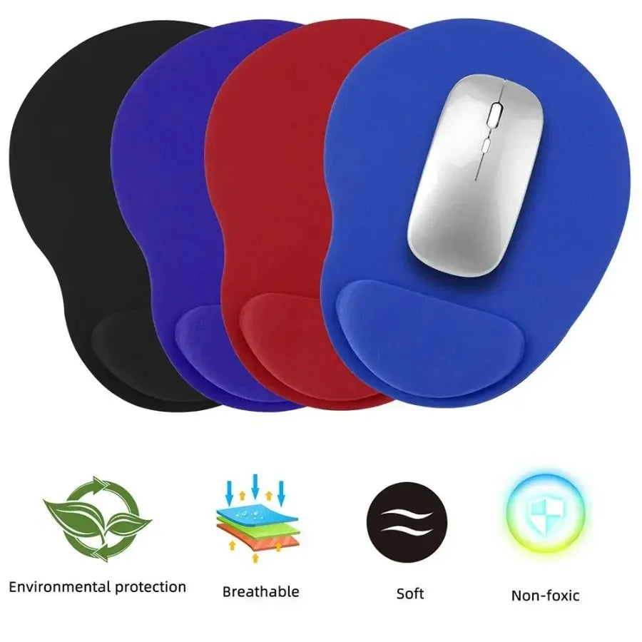 Tappetino Per Mouse Ergonomico 2025 Con Poggiapolsi Antiscivolo