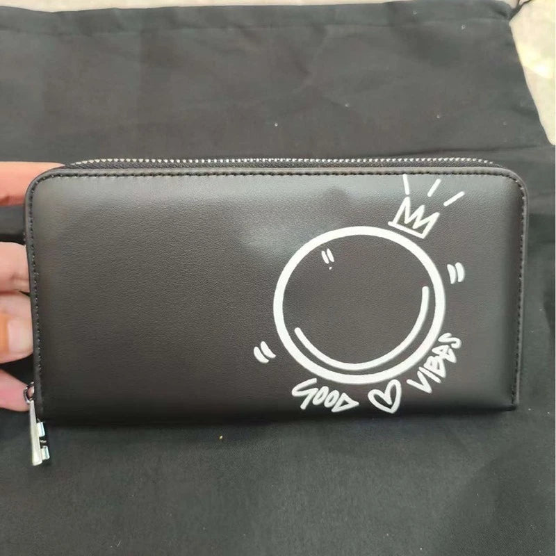 Nuovo Portafoglio da Donna ZV in PU con Catena Metallica, Porta Carte, Pochette in Denim, Portamonete, Portafoglio Piccolo