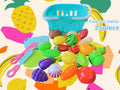25 pezzi Set fai da te taglio di frutta giocattolo musicale simulazione verdura frutta e verdura giocattolo per bambini ragazza ragazzo cucina set di cibo