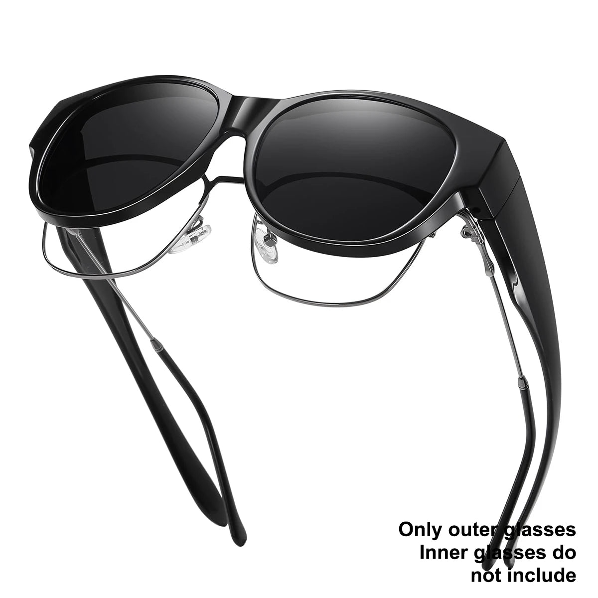 1/2/3PC Sunglasses Fit Over Glasses Polarized for Men Women, Wrap-Around Glasses UV400 Protection for Driving and Outdoor T01