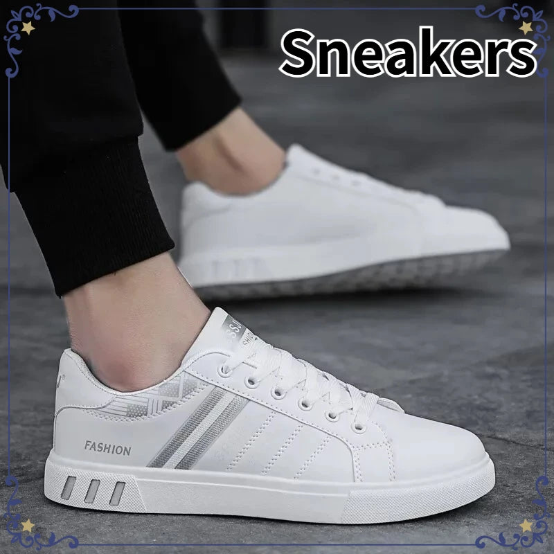 Sneakers Bianche da Uomo Nuove Traspiranti Taglie Grandi Scarpe Casual con Suola in Gomma Comode per Camminare Calzature Plus Size per Uomo Zapatos Hombre