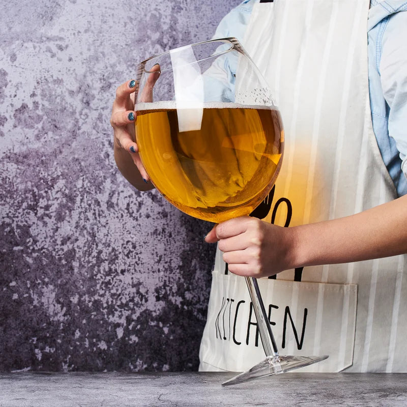 Bicchiere da vino gigante extra large da 3000 ml, 106 Oz e tazza da birra combinata per feste di whisky, compleanni, matrimoni - Bicchiere da liquore