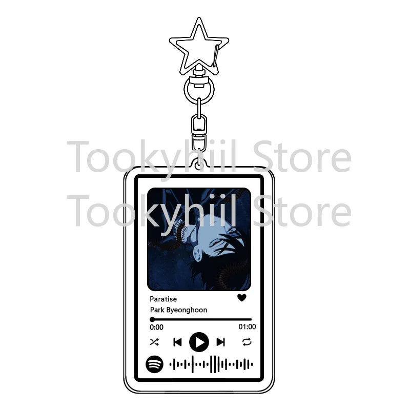 Popolare 26 brani Alien Stage Music Portachiavi Colonna sonora originale LUKA Accessorio per donna Ciondolo per borsa Playlist Codice Keying Fans Regalo