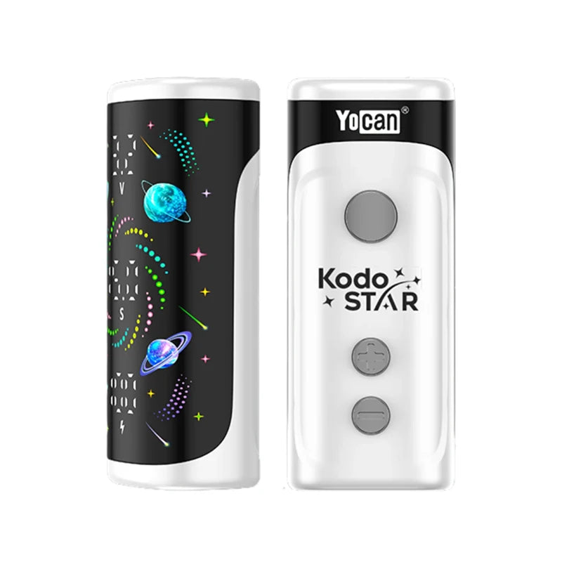 Originale Yocan Kodo Star Box Mod 400mAh Batteria di preriscaldamento Vape Pen 510 Thread Cart 1.8V-4.2V Schermo OLED Sigaretta elettronica